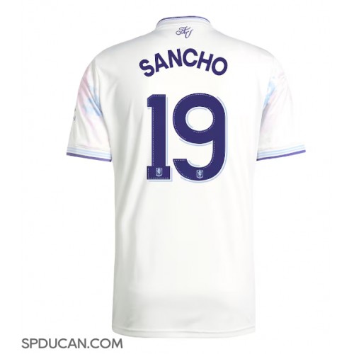 Muški Nogometni Dres Aston Villa Jadon Sancho #19 Rezervni 2025-26 Kratak Rukav